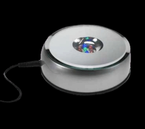 Display rotante con LED colorati