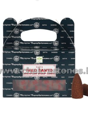Incenso Palo Santo coni a REFLUSSO per fontana 24pz