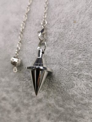 Pendolo conico con disco UFO color argento
