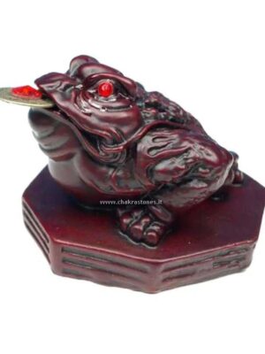 Rana Feng Shui rossa - 8cm